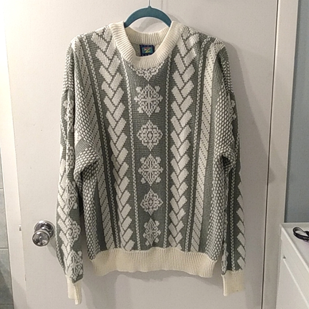 Vintage chunky dad sweater XL